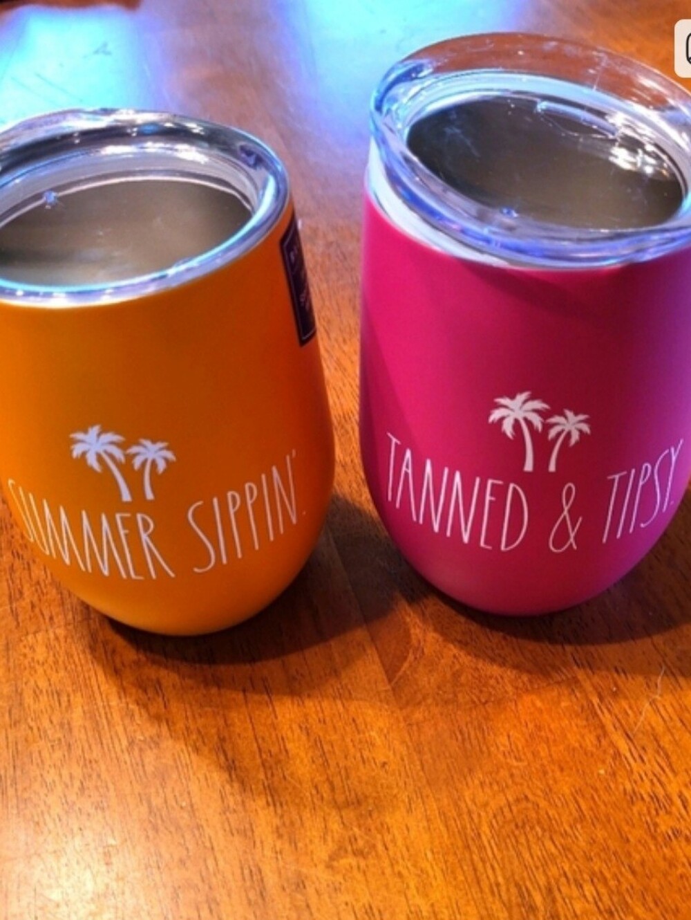 NWOT!!!  Set Of Rae Dunn Stemless Wine Tumblers
